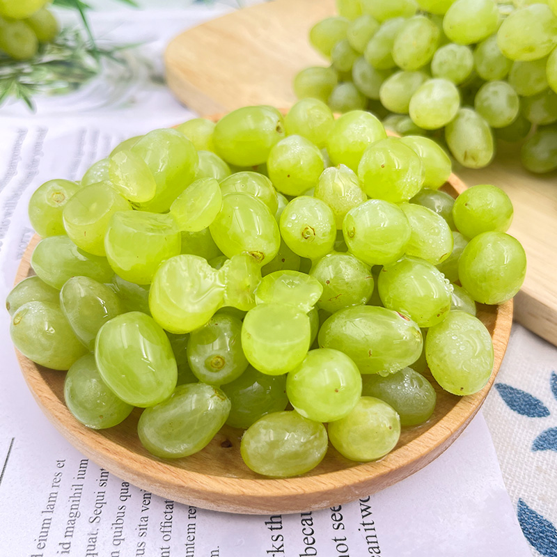 新疆无核白精品一级果 青提5斤 新鲜无籽脆甜免洗即食顺丰包邮新疆维吾尔自治区