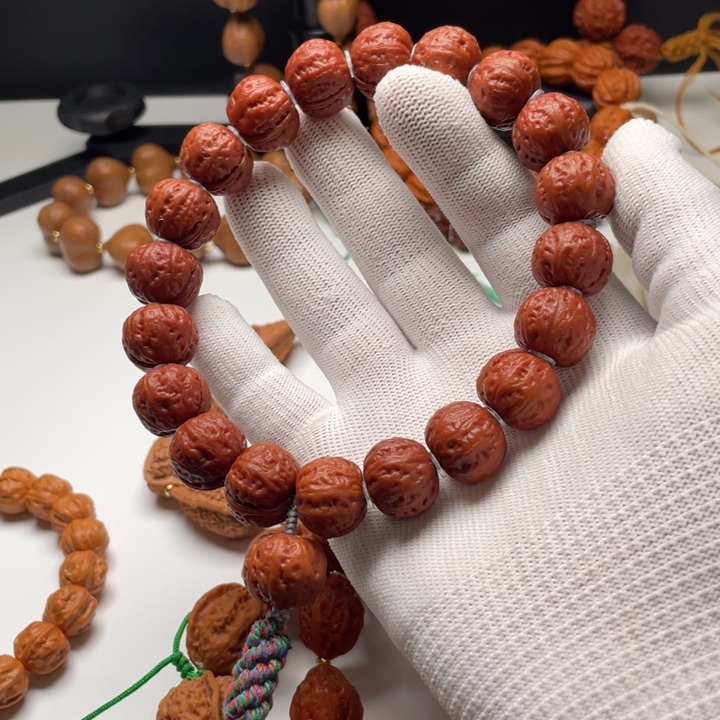 文玩核桃手串小核桃手持龙珠元宝