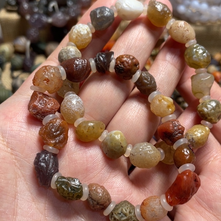 玛瑙/玉髓合金手链