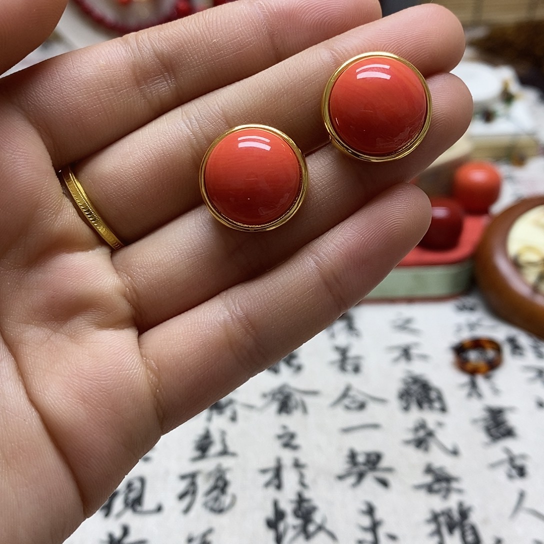 非金属莫莫色大蛋面