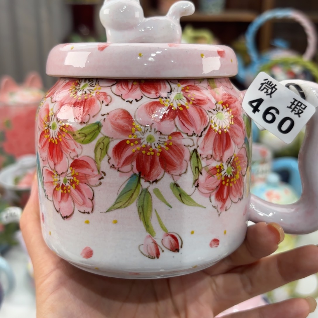 景德镇手绘高温釉下彩陶瓷茶具