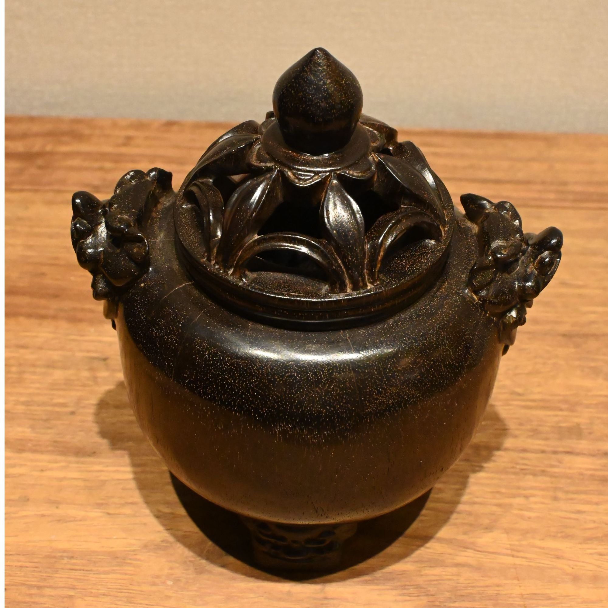 小叶紫檀香炉400g