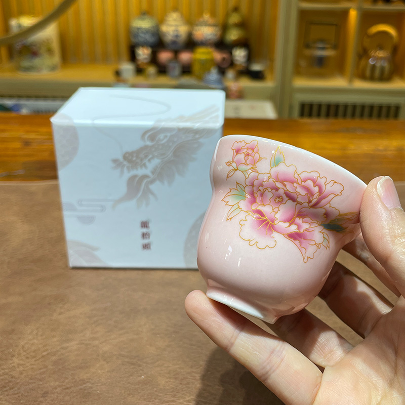 【闪购商品】牡丹葫芦杯礼盒装