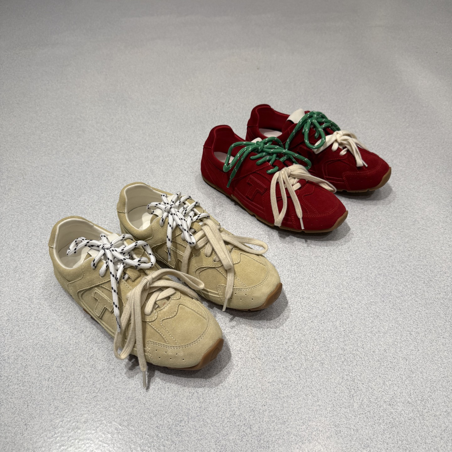 【婷老板】新款复古拼色阿甘鞋休闲鞋