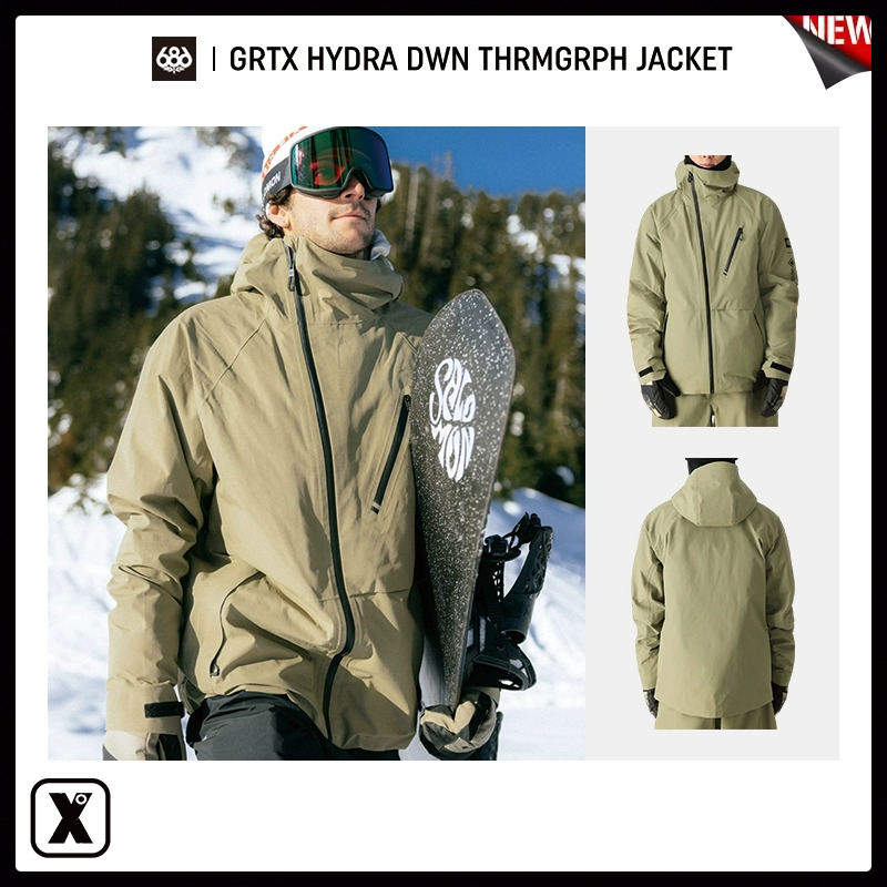 易毒[EXDO]W25 686滑雪服外套雪服男款上衣GORE-TEX Hydra Down