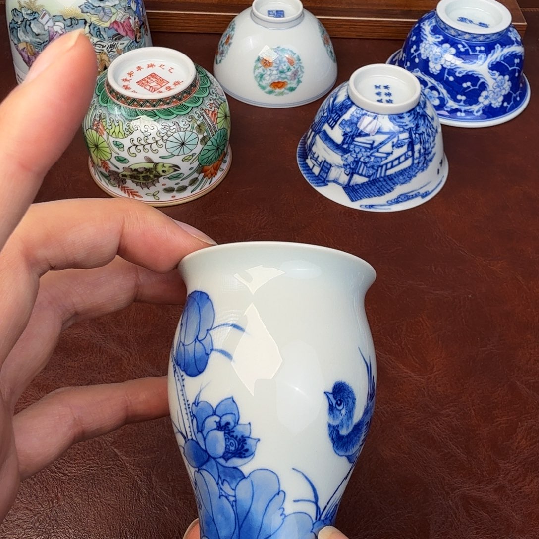 陶现代景德镇全手工全手绘陶瓷