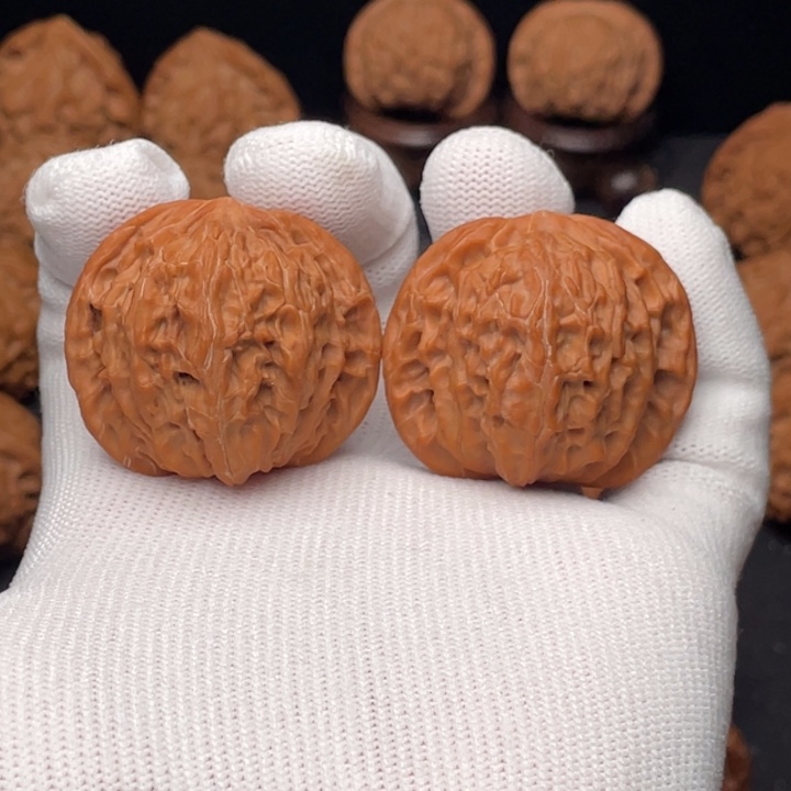 吊坠文玩核桃38房山磨盘