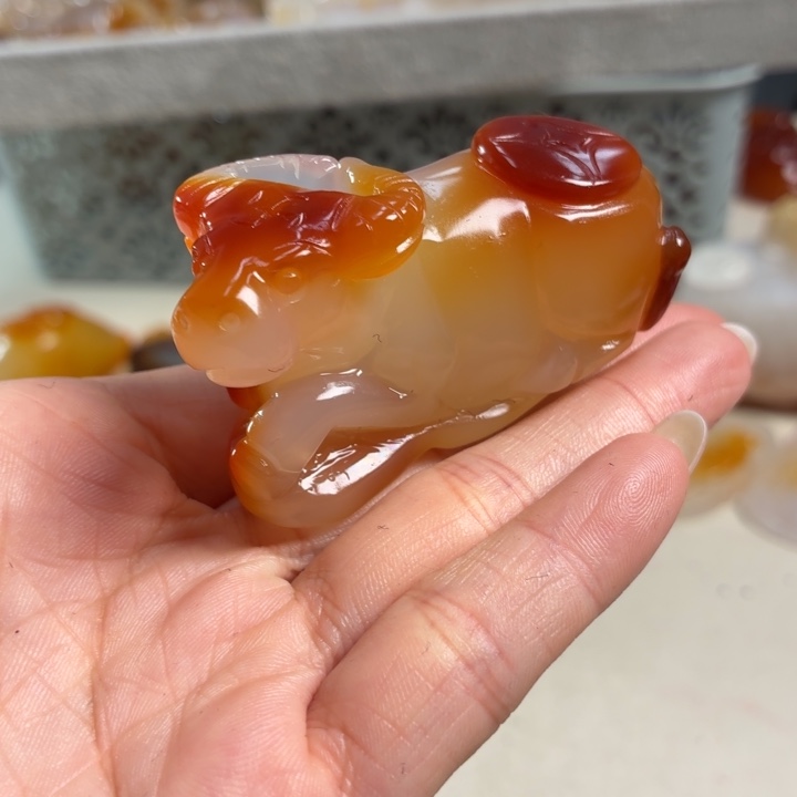 玛瑙/玉髓未镶嵌吊坠(不含链)