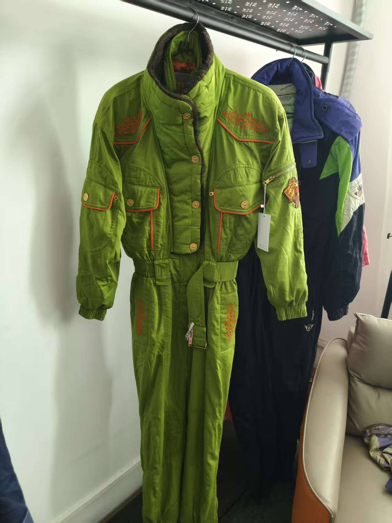 今喜古着-日制韩版棉服港风巴洛克复古外套-直播间专属链接