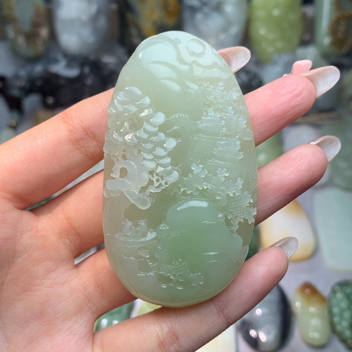 和田玉挂件未镶嵌