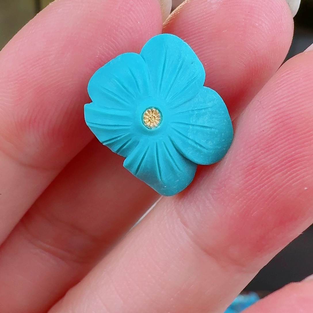 绿松石珠宝奇石未镶嵌