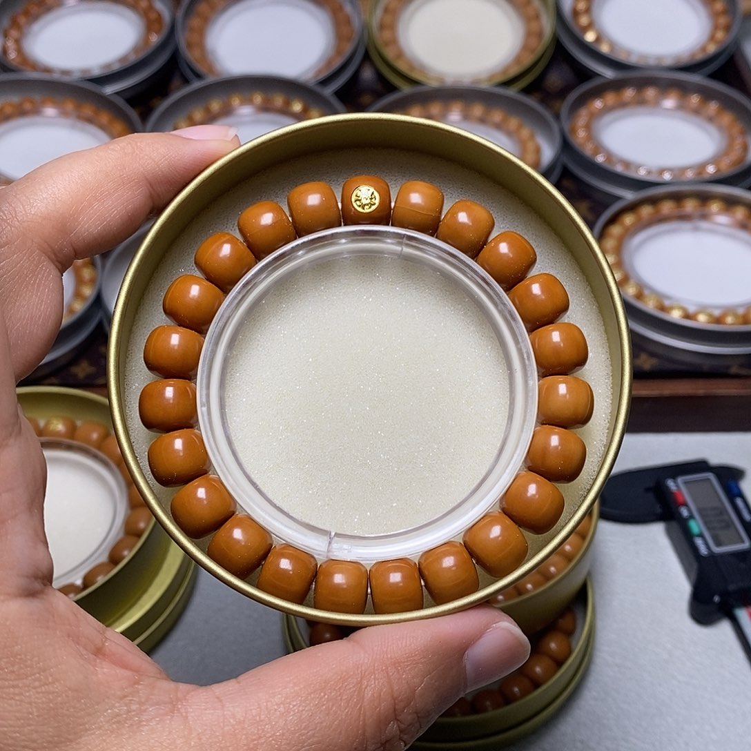 猴头核桃手串91号18k道珠小老型10+左右