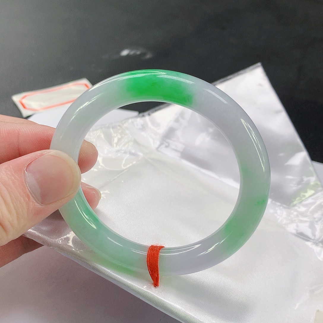 翡翠手镯未镶嵌002缅甸天然翡翠A货