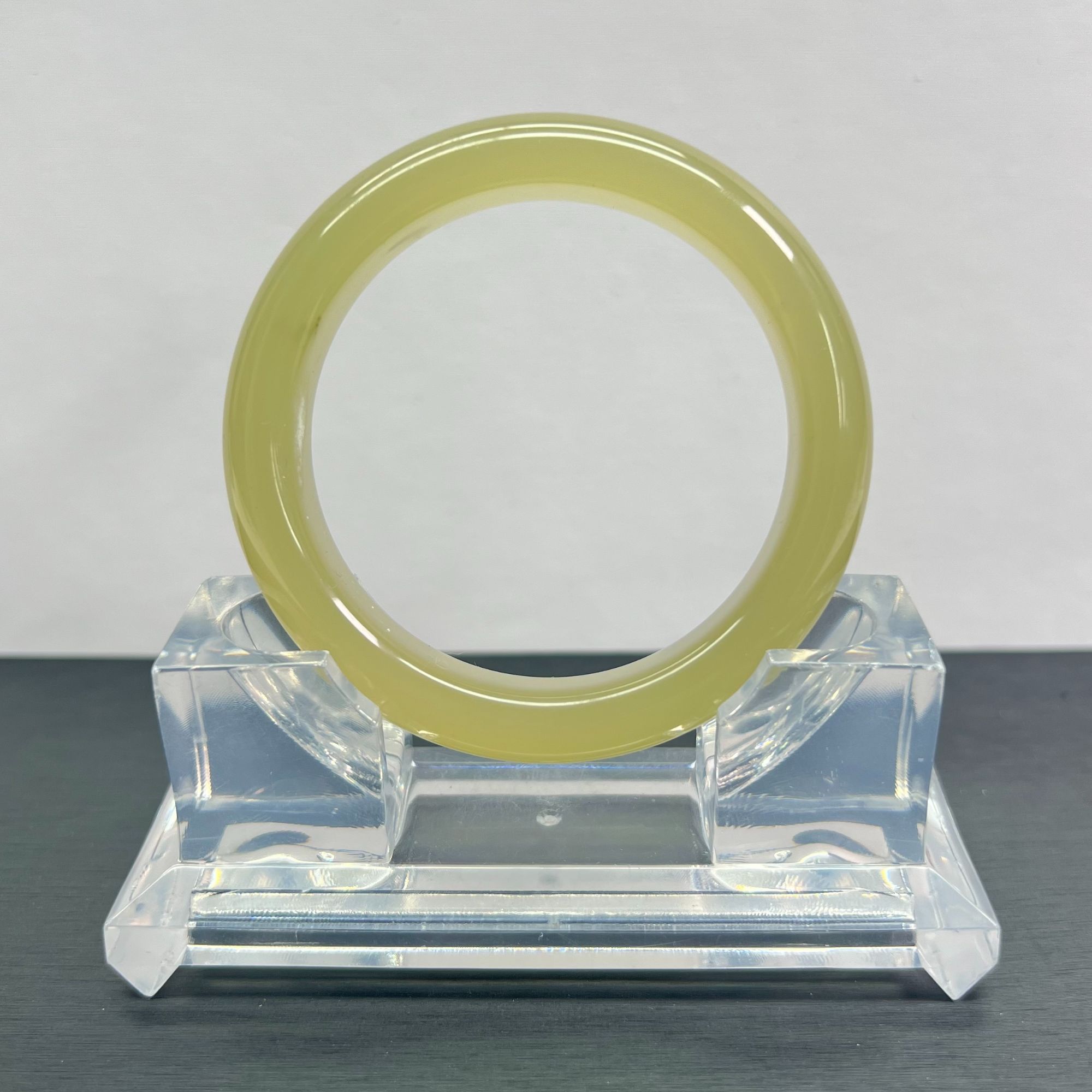 【精品】晴水正圈宽板女款手镯百搭 A517