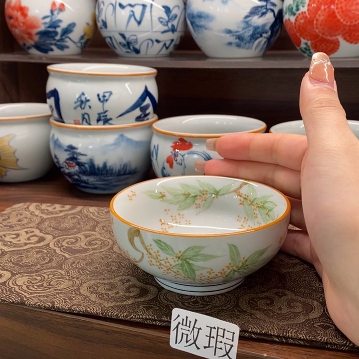 釉下老陶泥手工绘制