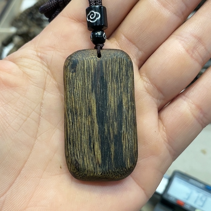 沉香吊坠奇楠挂件红油老料