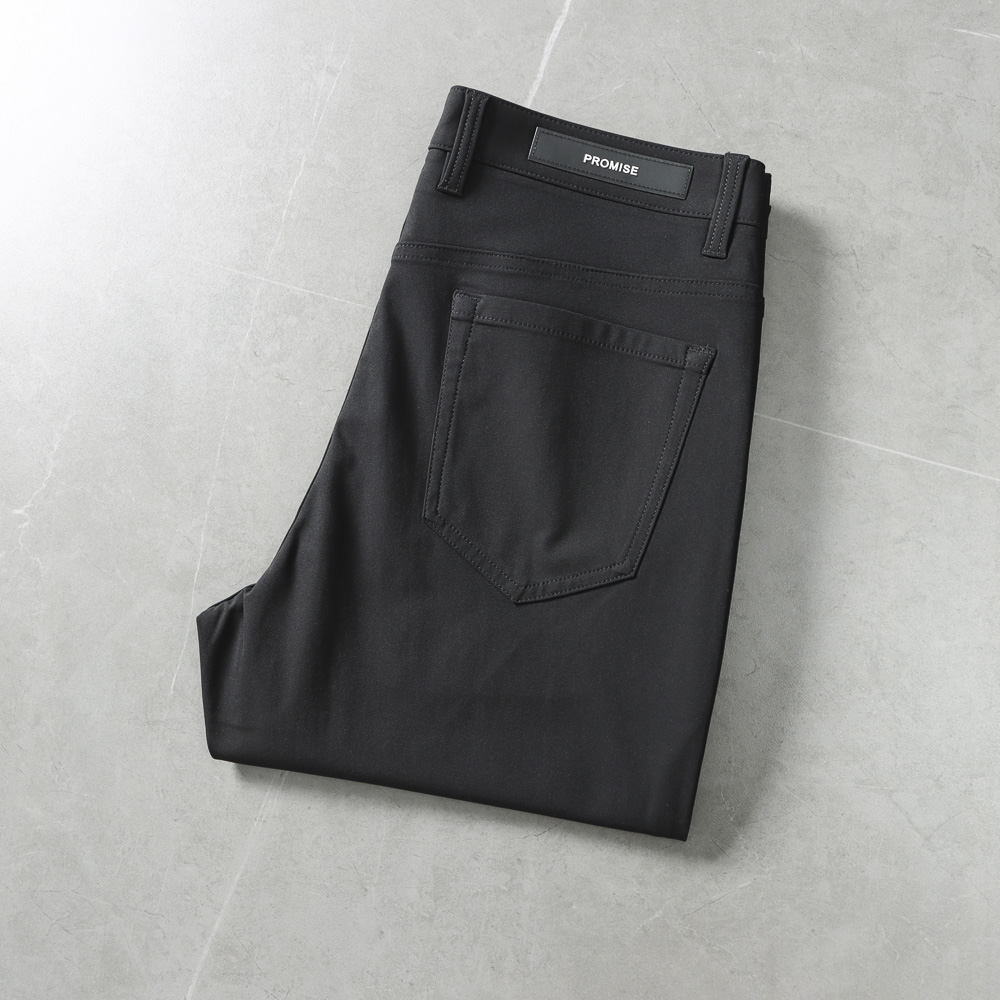 六维弹力！轻奢重工！品牌撤柜男纯色商务百搭弹力直筒休闲裤长裤