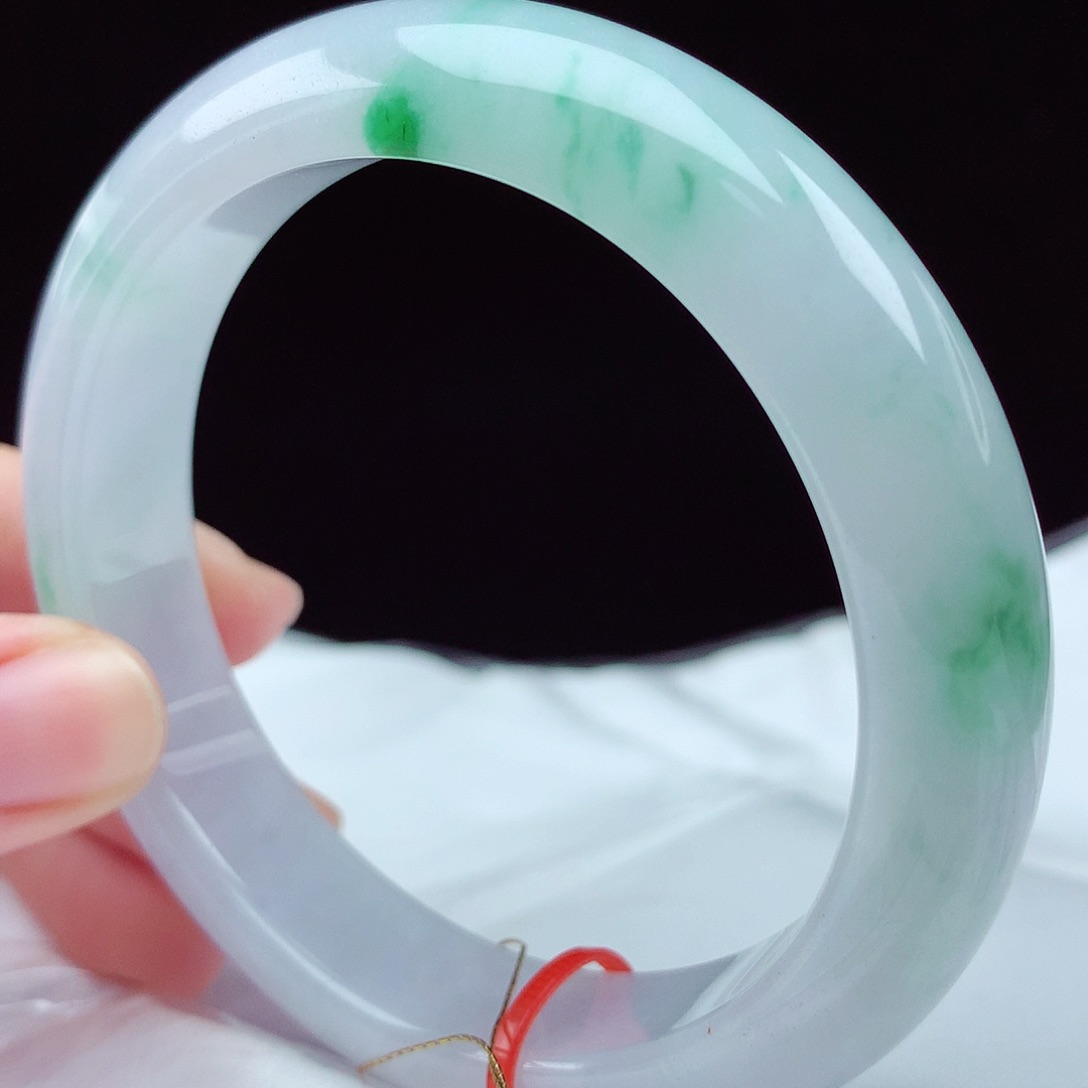 未镶嵌手镯翡翠57圈4878