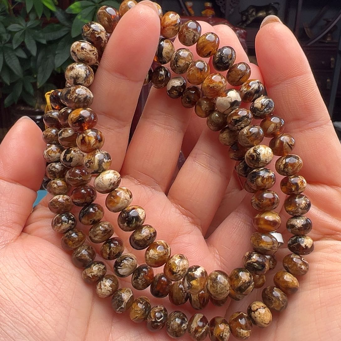 琥珀未镶嵌裸石抚顺琥珀20283八