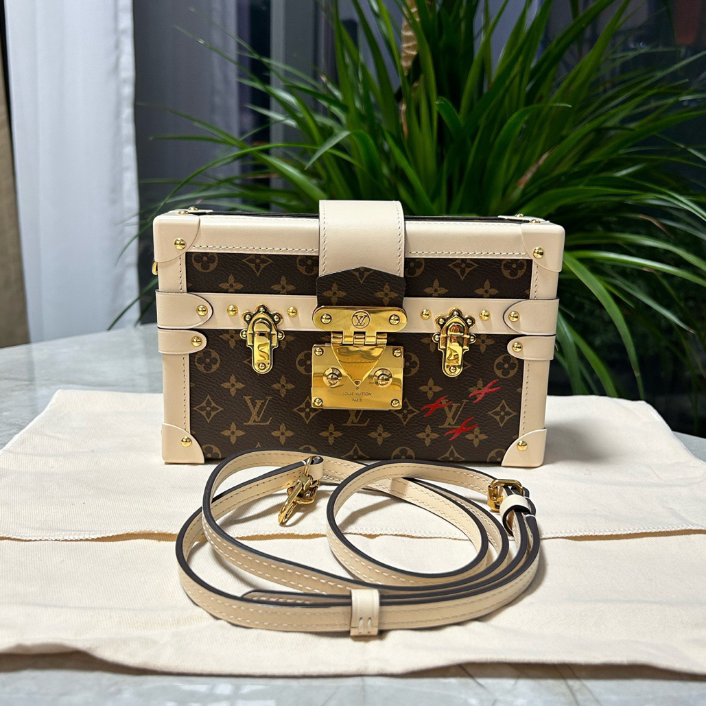 99新 LouisVuitton/路易威登 白边老花硬盒子