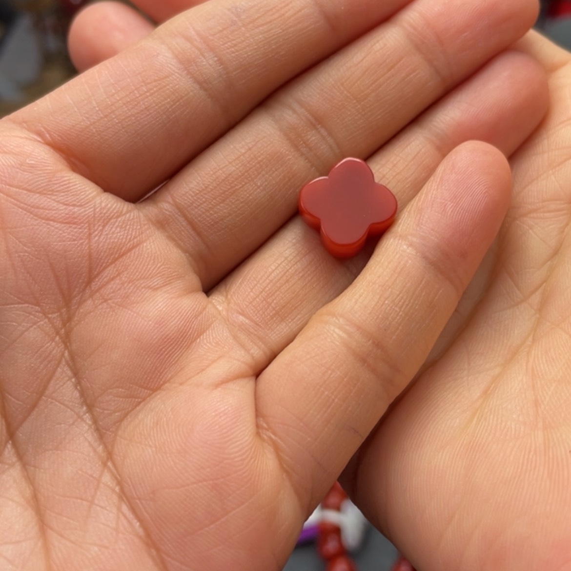 【闪购商品】南红玛瑙单珠14 99*3未镶嵌星*⭐