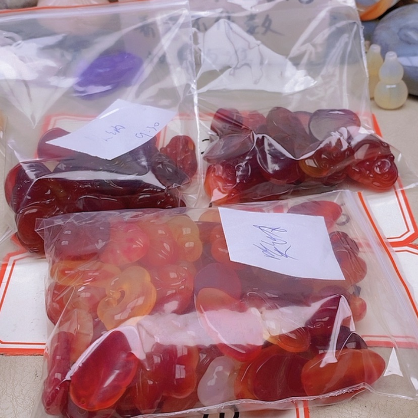 【闪购商品】未镶嵌玛瑙/玉髓珠宝半成品笑**生