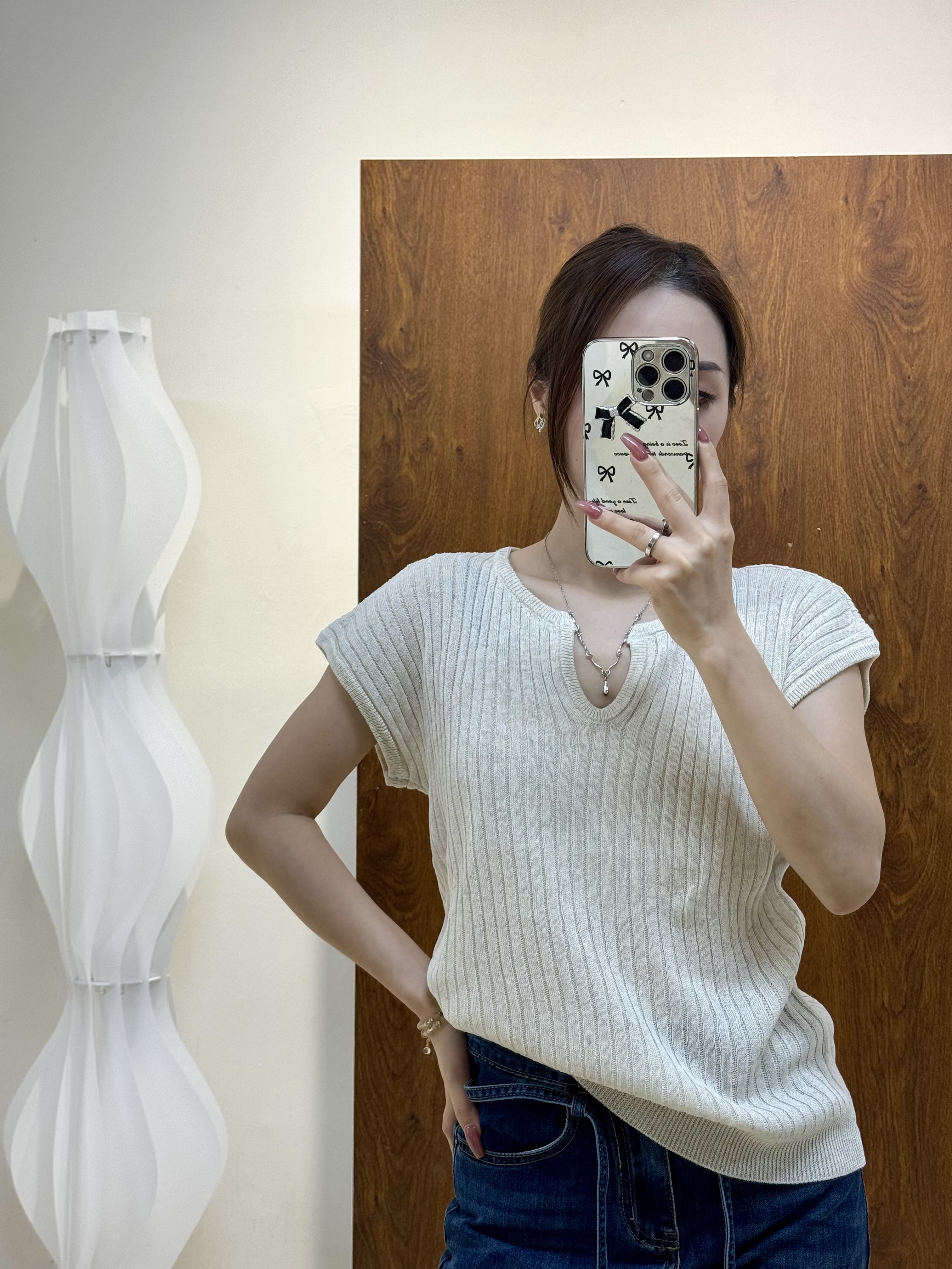 扣号休闲风冬季夏季短袖纯色设计感显瘦气质时尚百搭紫色国风上衣