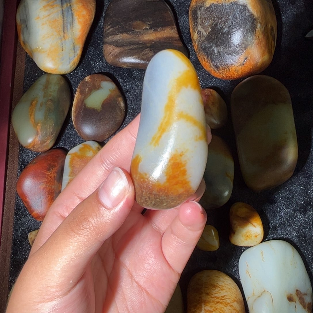 和田玉未镶嵌挂件63.3