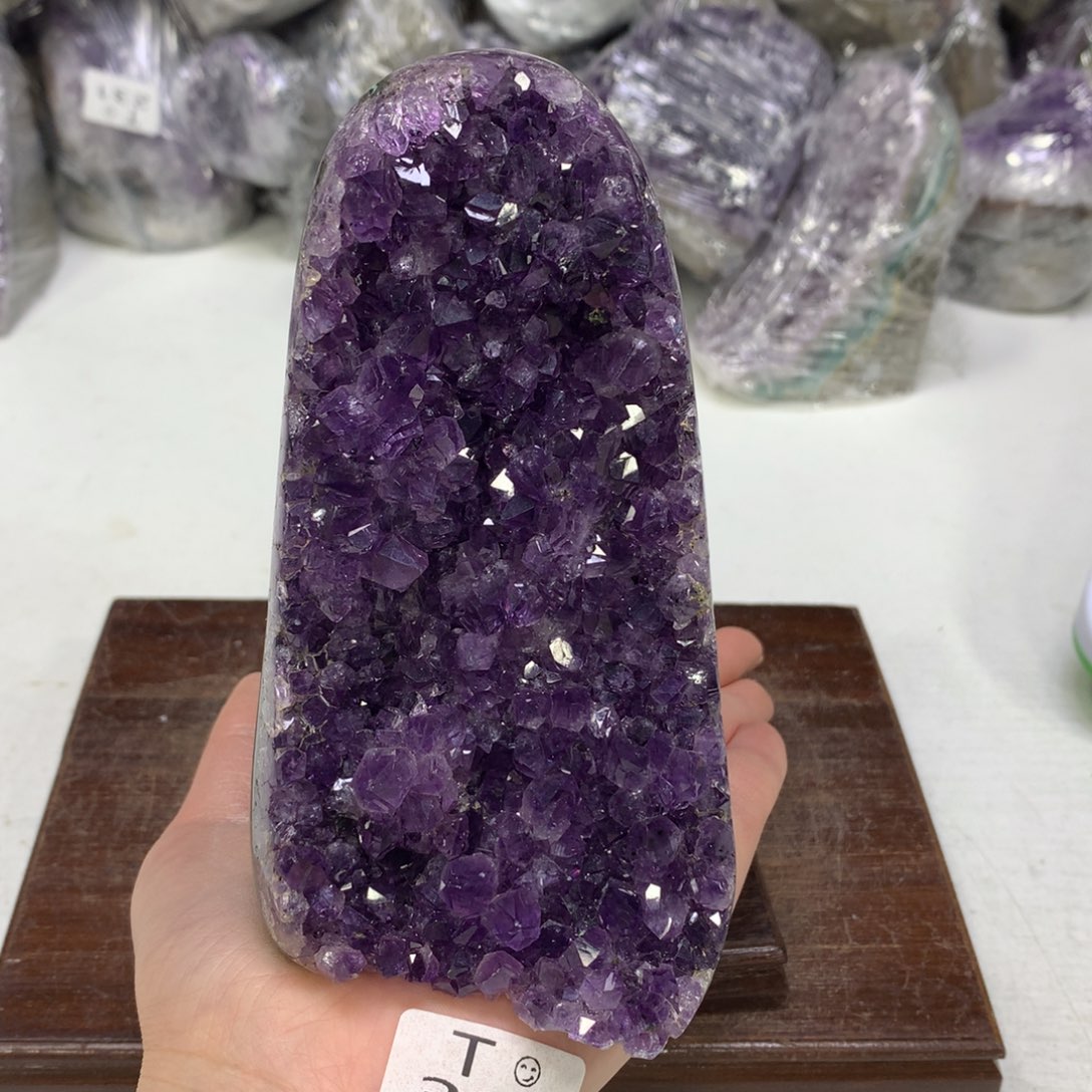 紫晶摆件未镶嵌水晶