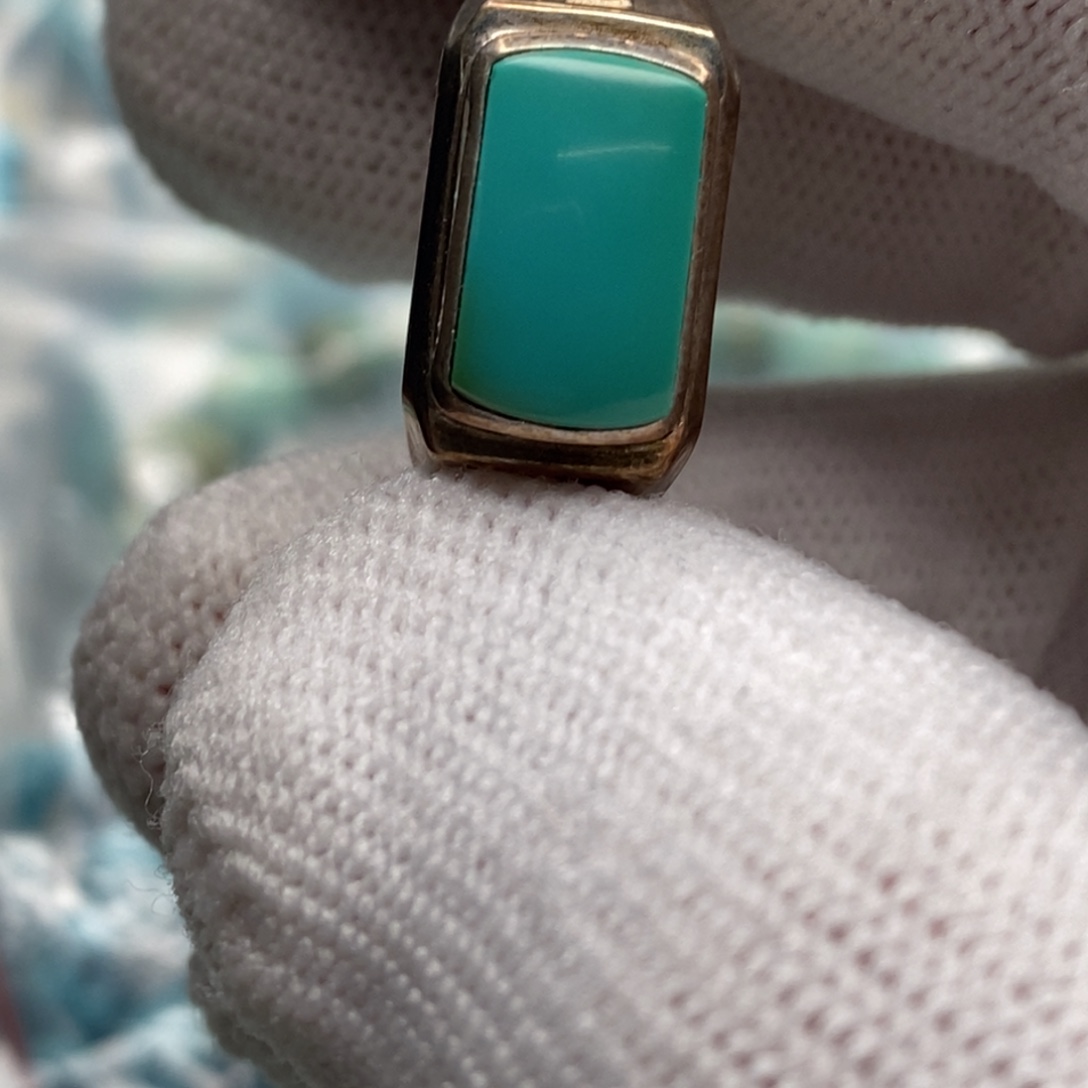 绿松石银S925镶嵌珠宝奇石