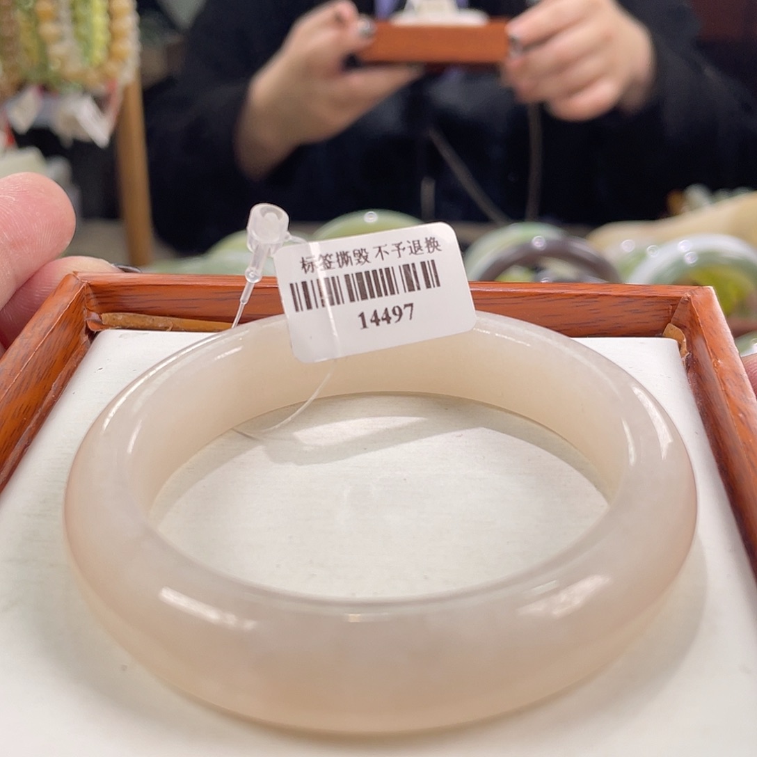 【闪购商品】和田玉未镶嵌手镯53-54