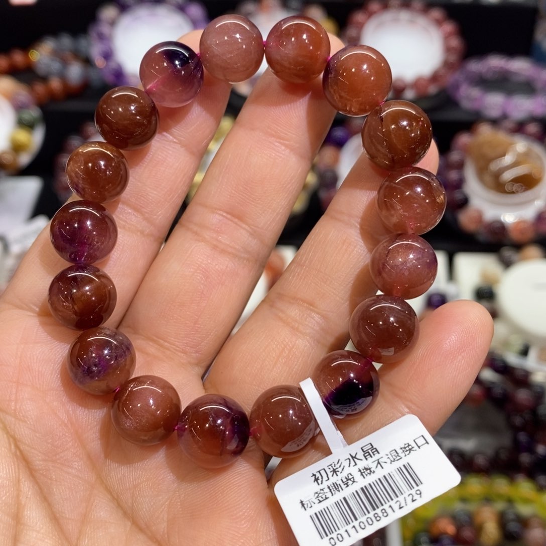 水晶手串未镶嵌菊超七11