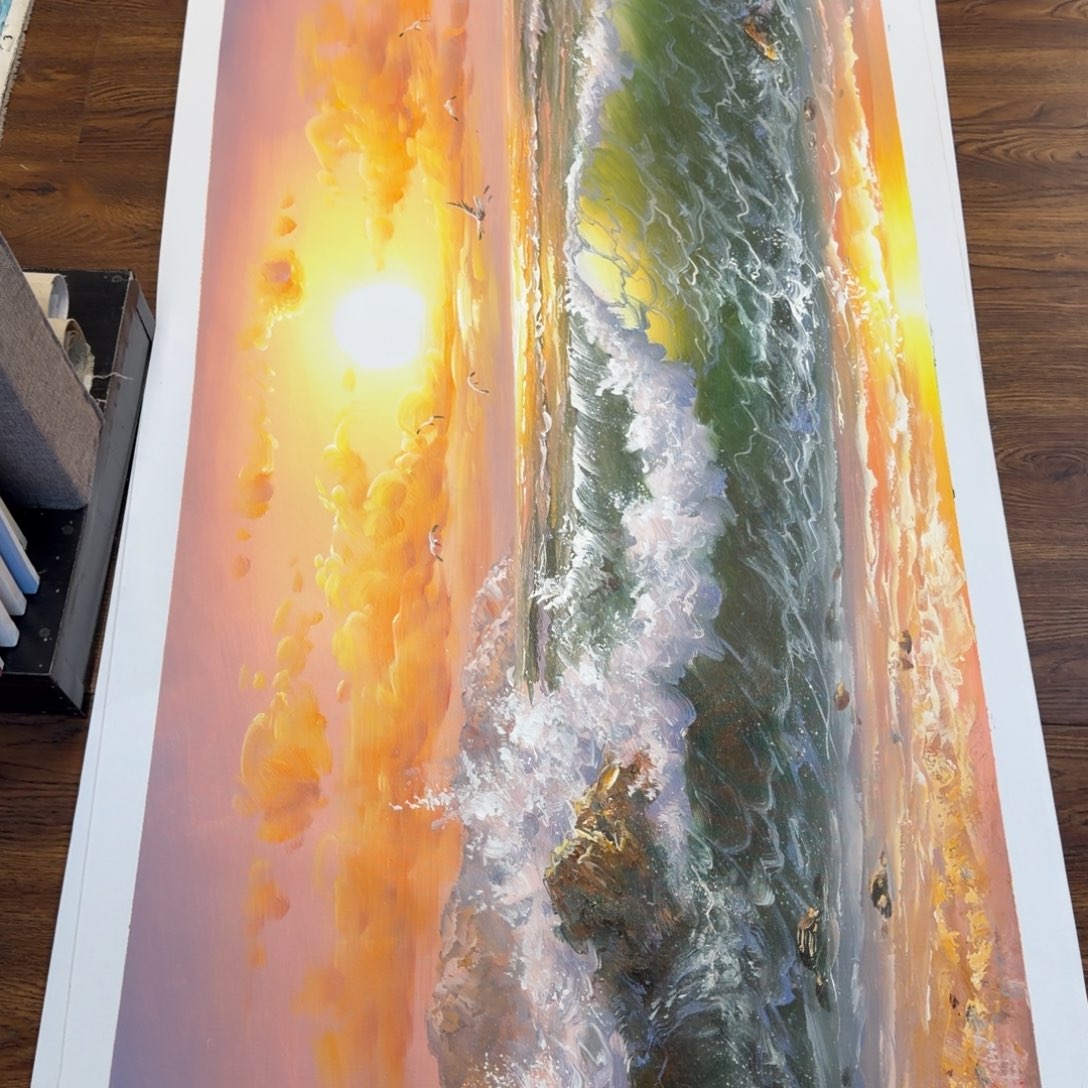 油画加油哦我的小