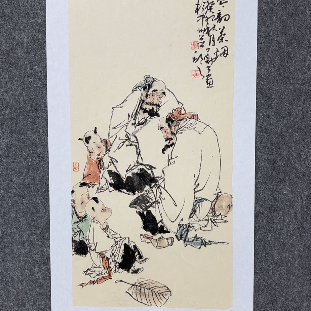 国画宣纸刘郑公老师作品