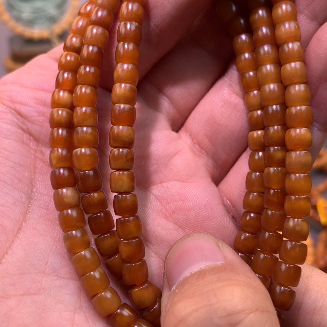 星月菩提吊坠6×5直切全玉化脖挂