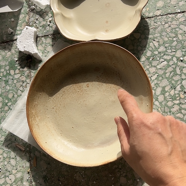 陶默认瑕疵商品9寸➕花辨