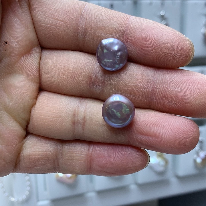 淡水珍珠巴洛克银S925镶嵌