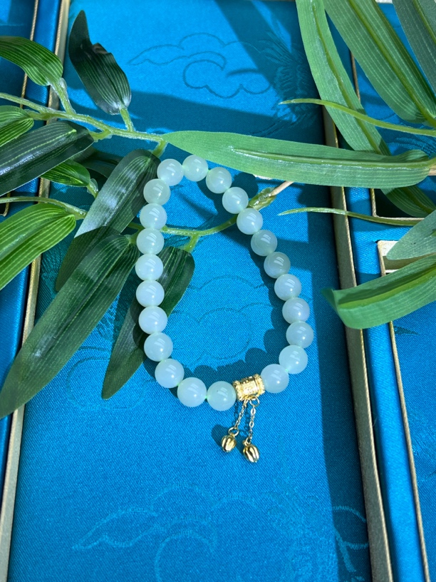 和田玉手串ZD352