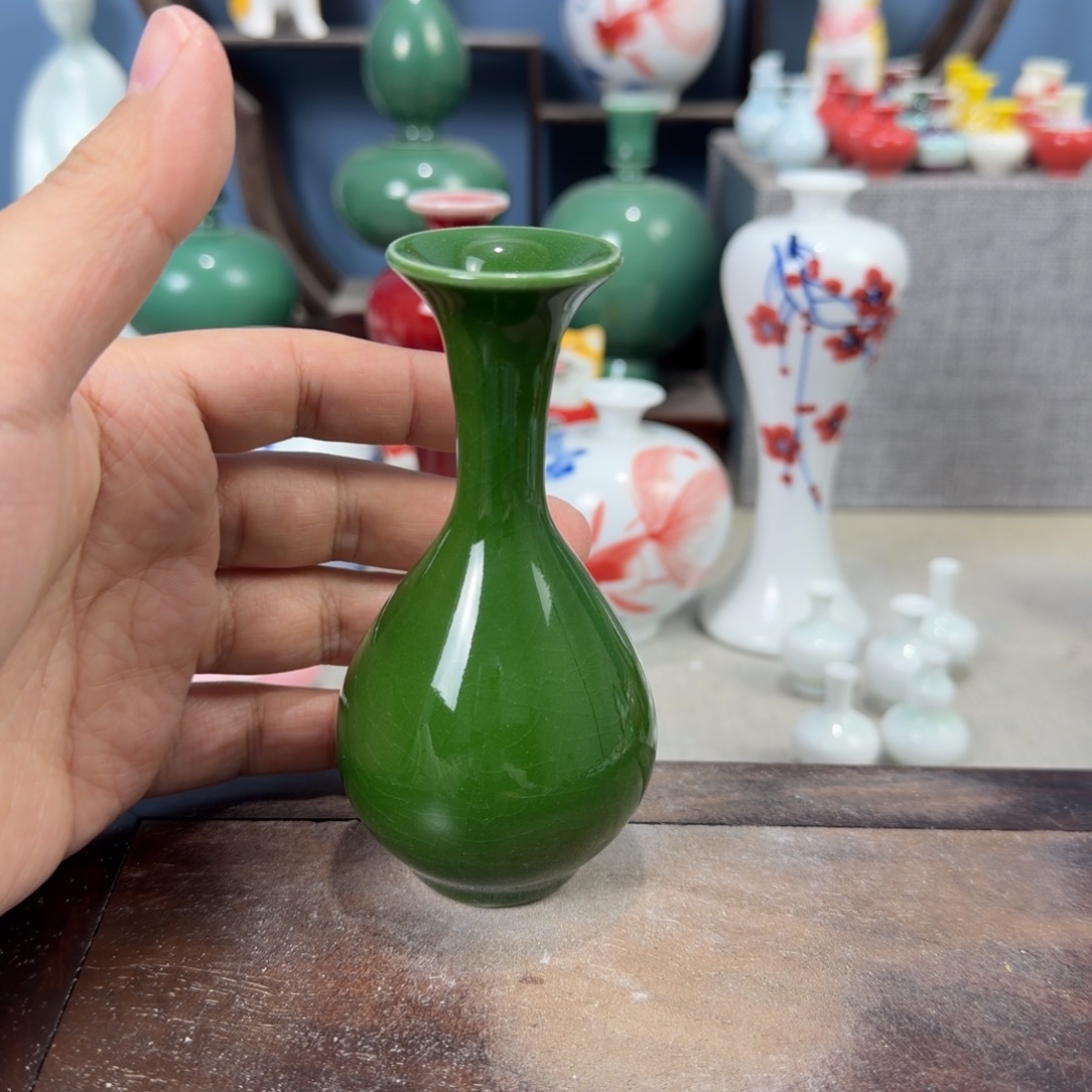 陶瓷手工小花器摆件