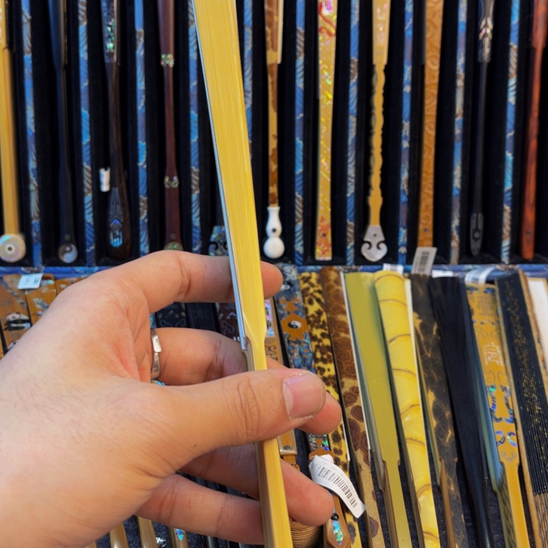 扇子手工制作文玩精品