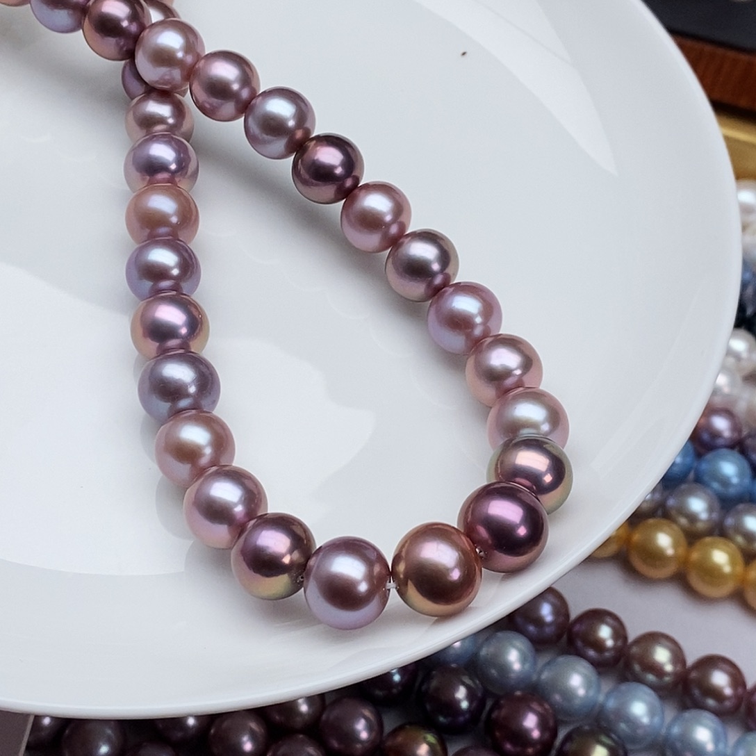 颈饰淡水珍珠银S925镶嵌