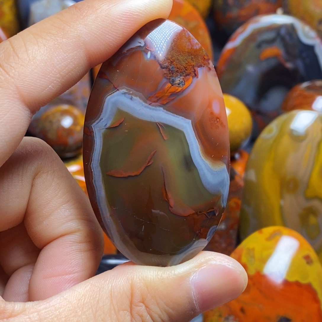 玛瑙/玉髓吊坠(不含链)未镶嵌