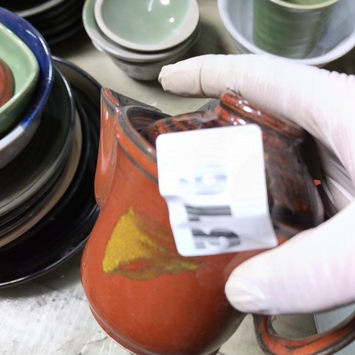 赖***安瓷片磁州窑五厂盘碗壶杯有瑕疵