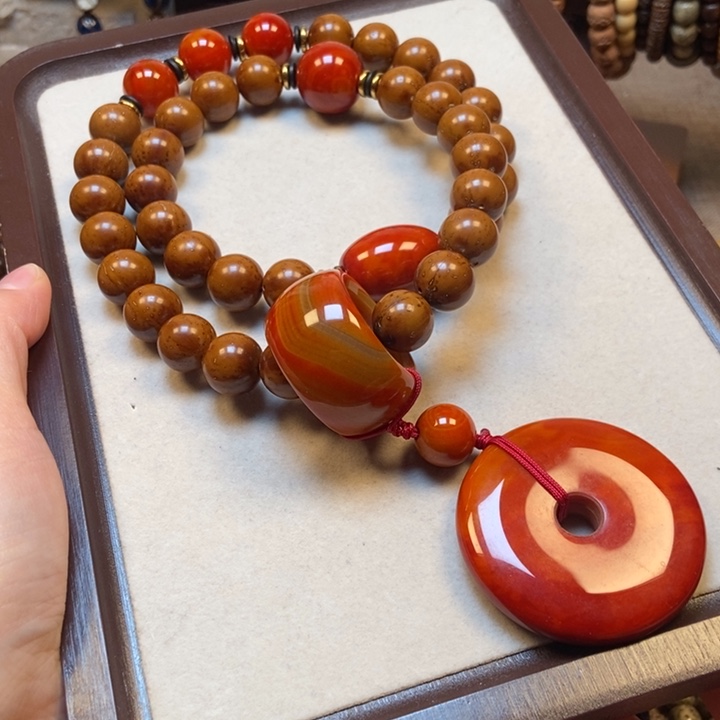 菩提把件未镶嵌紫金鼠