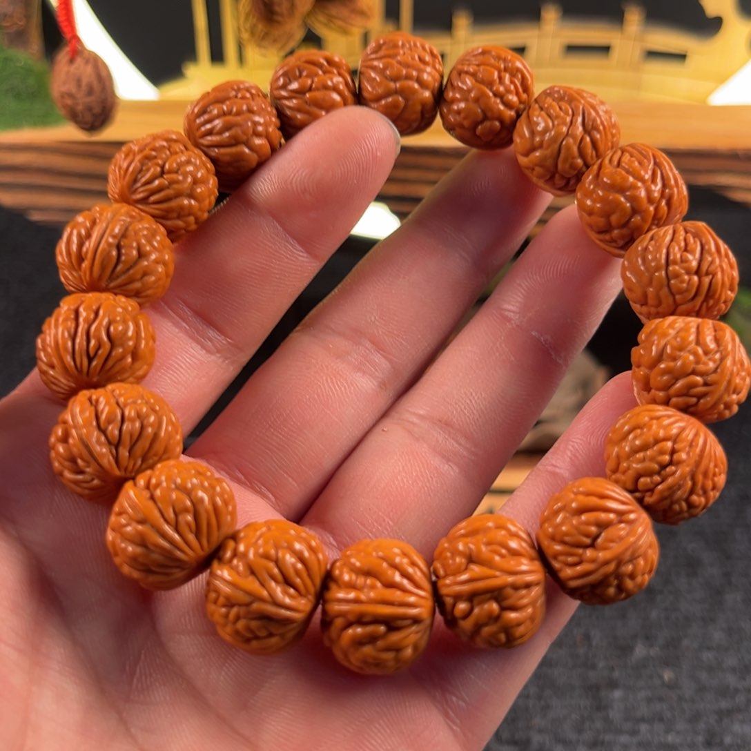 桃核手串F9号链接手串