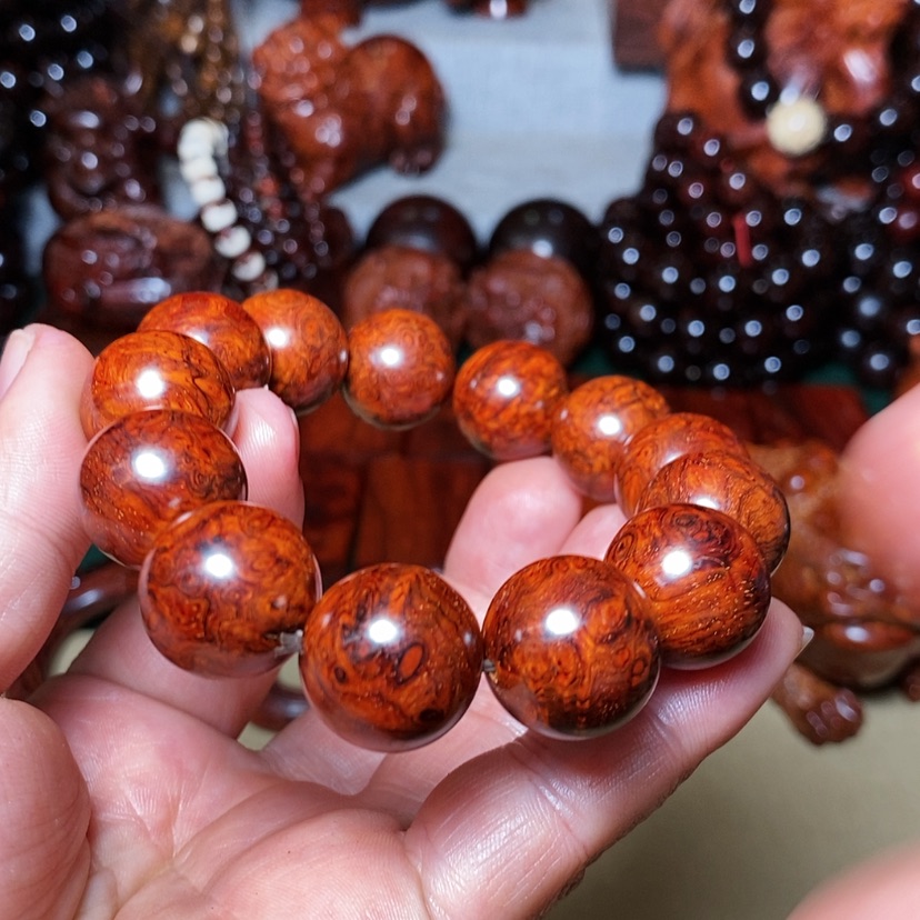 【闪购商品】檀香紫檀（小叶紫檀）毕业珠1.8