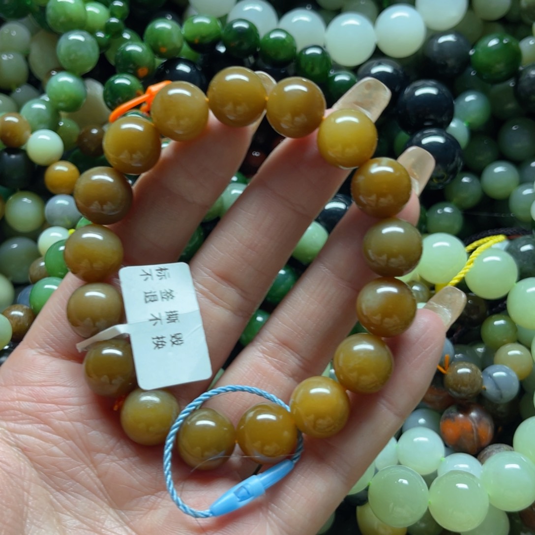 和田玉手链未镶嵌