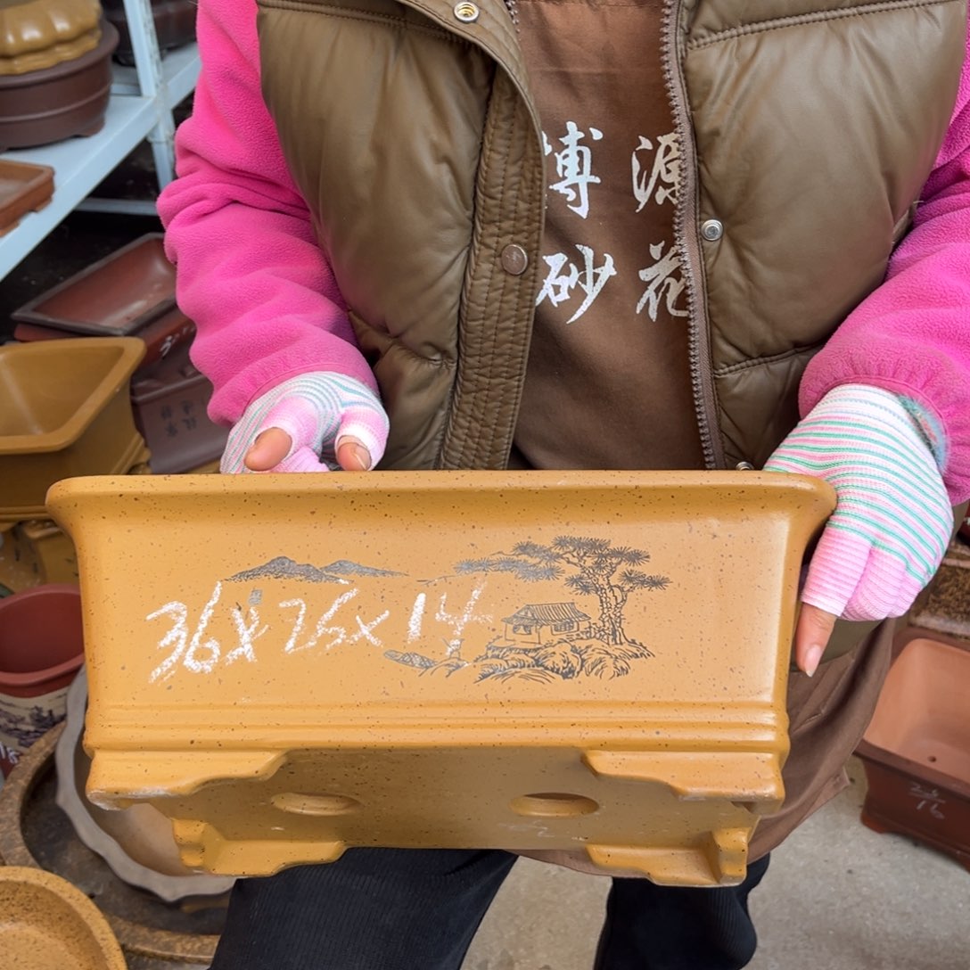 紫砂花盆盆景艺术