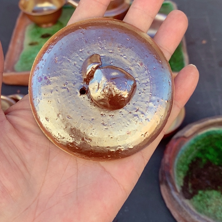 军***敌柴烧茶具陶瓷杯子