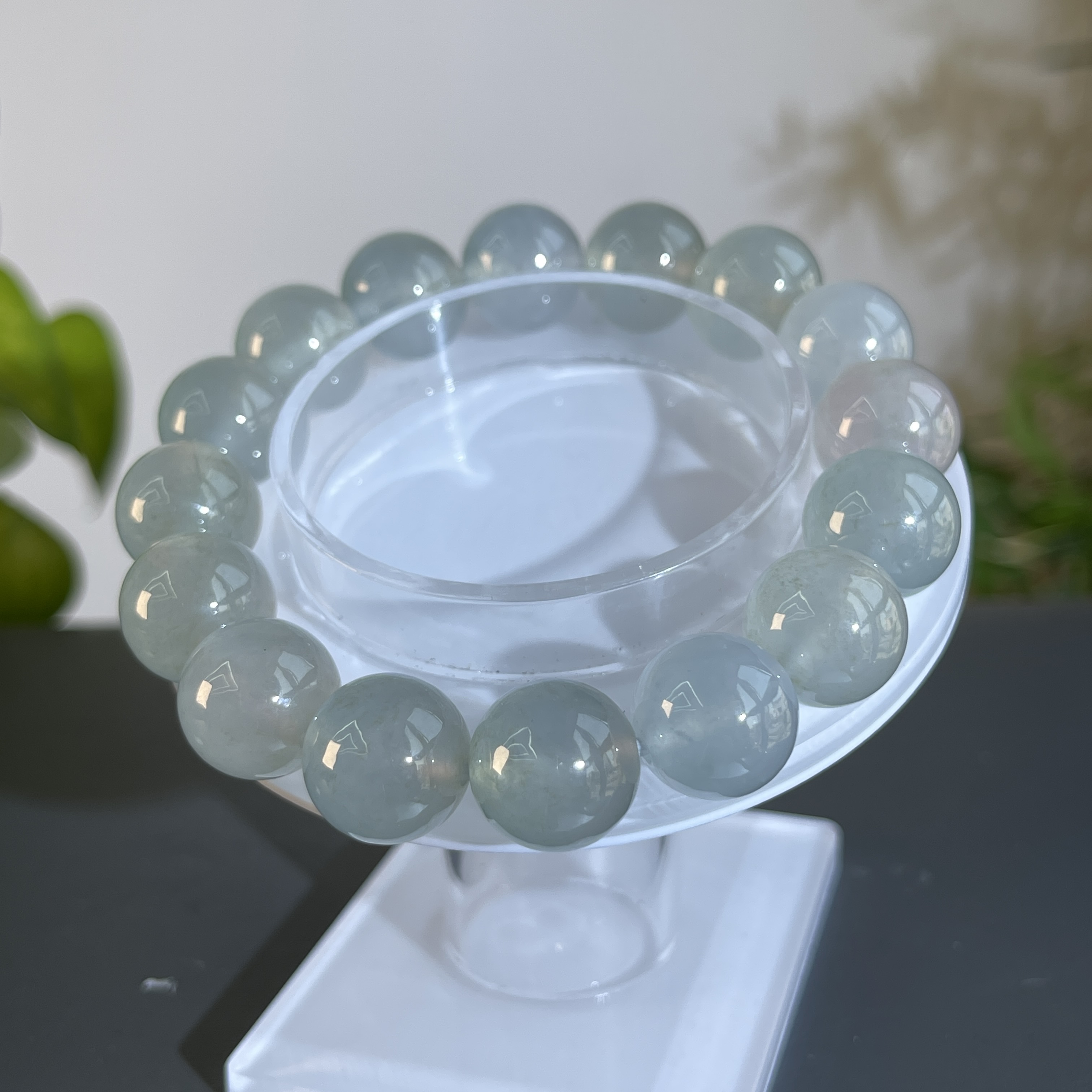 JTW13-172 天然缅甸A货翡翠  翡翠手串